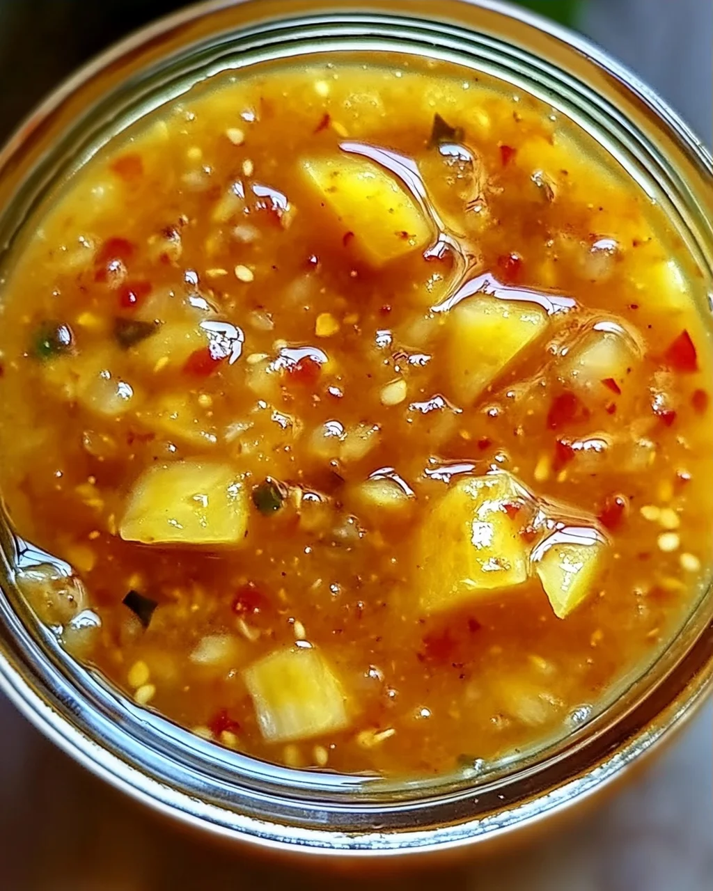 Ananas Habanero scharfe Soße für jeden Anlass