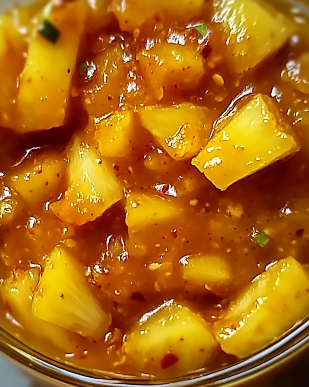 Ananas Habanero scharfe Soße für jeden Anlass