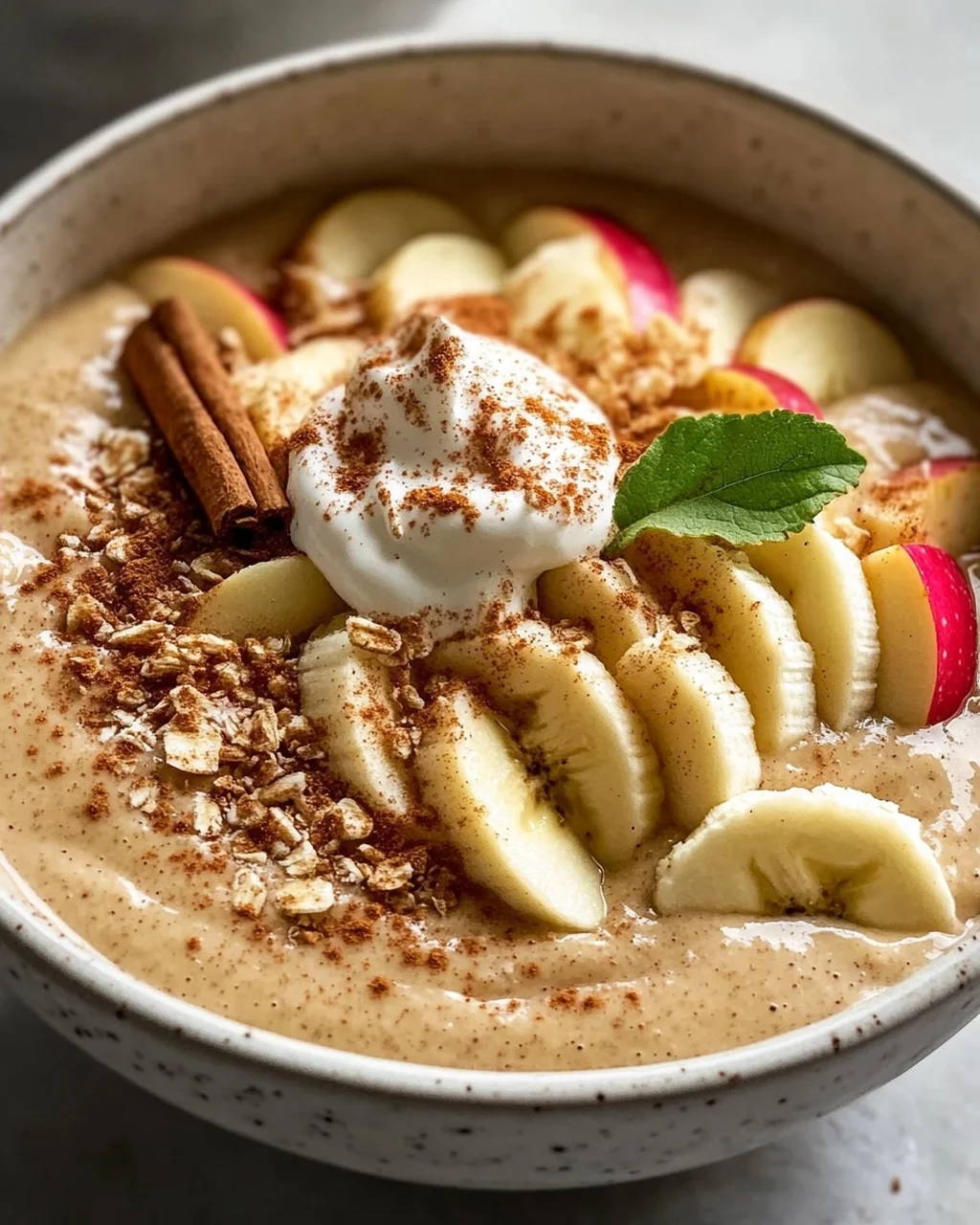 Apfel-Zimt Smoothie Bowl: Dein würzig-süßer Energie-Kick!