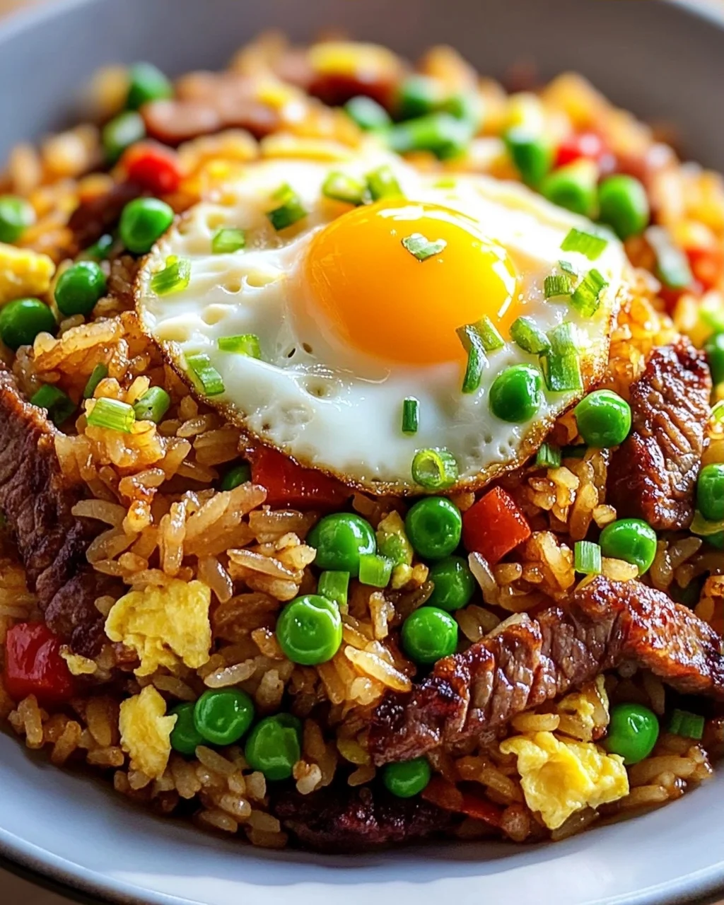 Bestes Teriyaki Fried Rice Rezept mit Ei & Frühlingszwiebeln