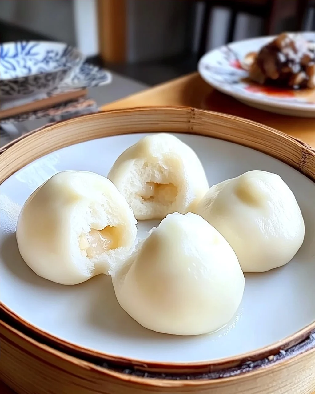 Chinesische gedämpfte Puddingbrötchen einfach selbst machen