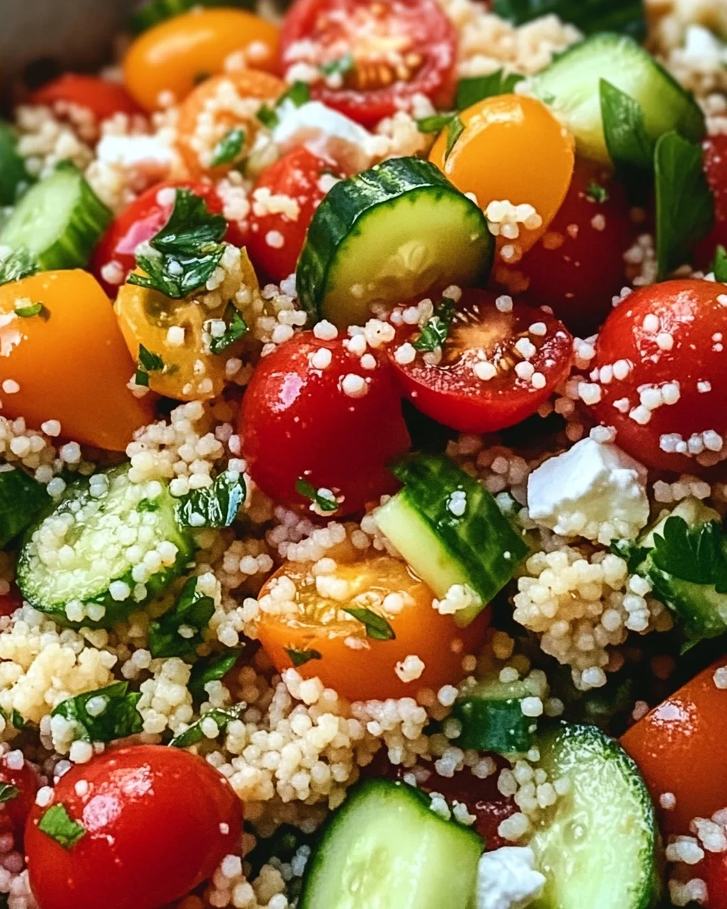 Couscous-Salat mit Feta
