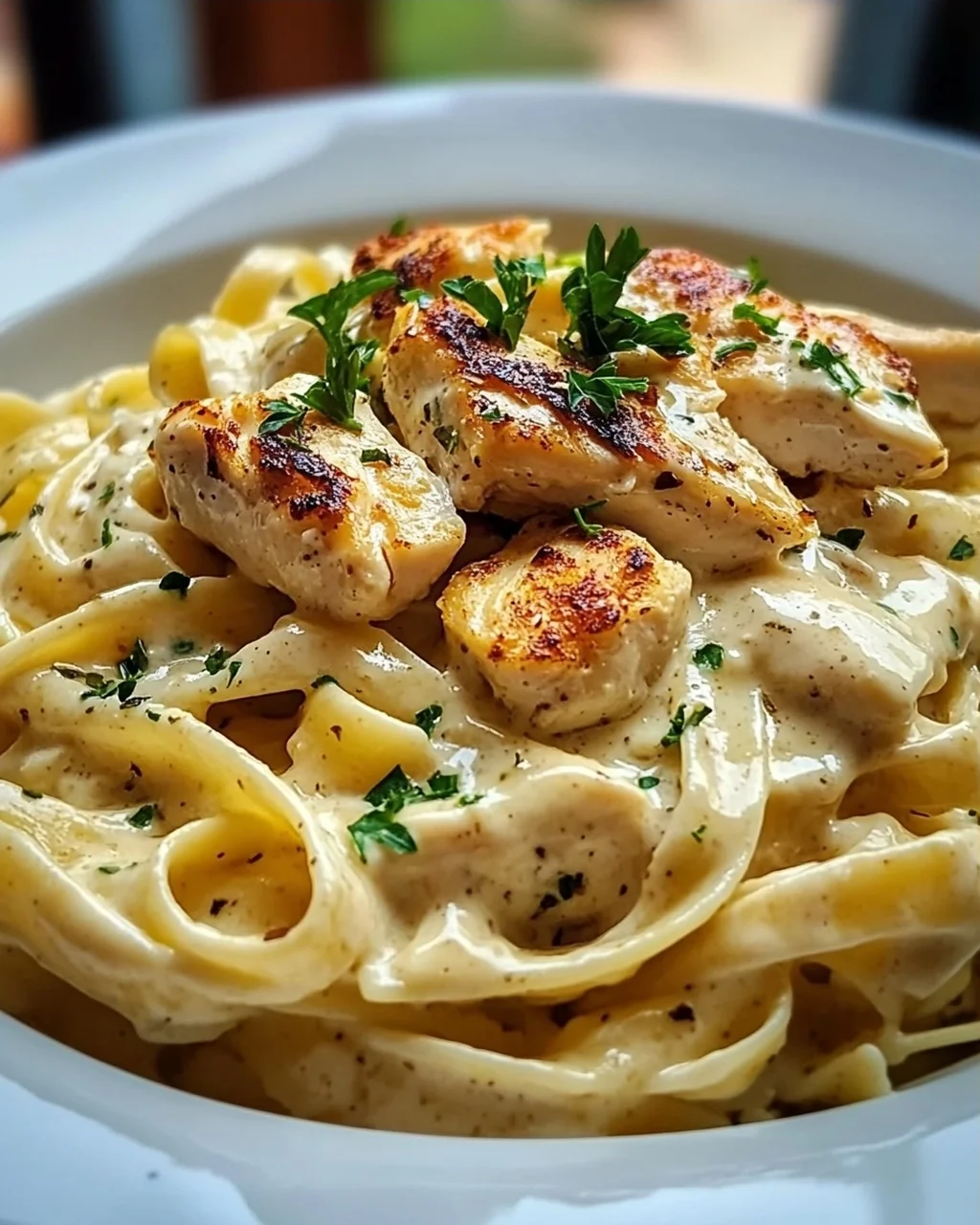 Cremige Hähnchen Alfredo Nudeln – Ultimatives Rezept!