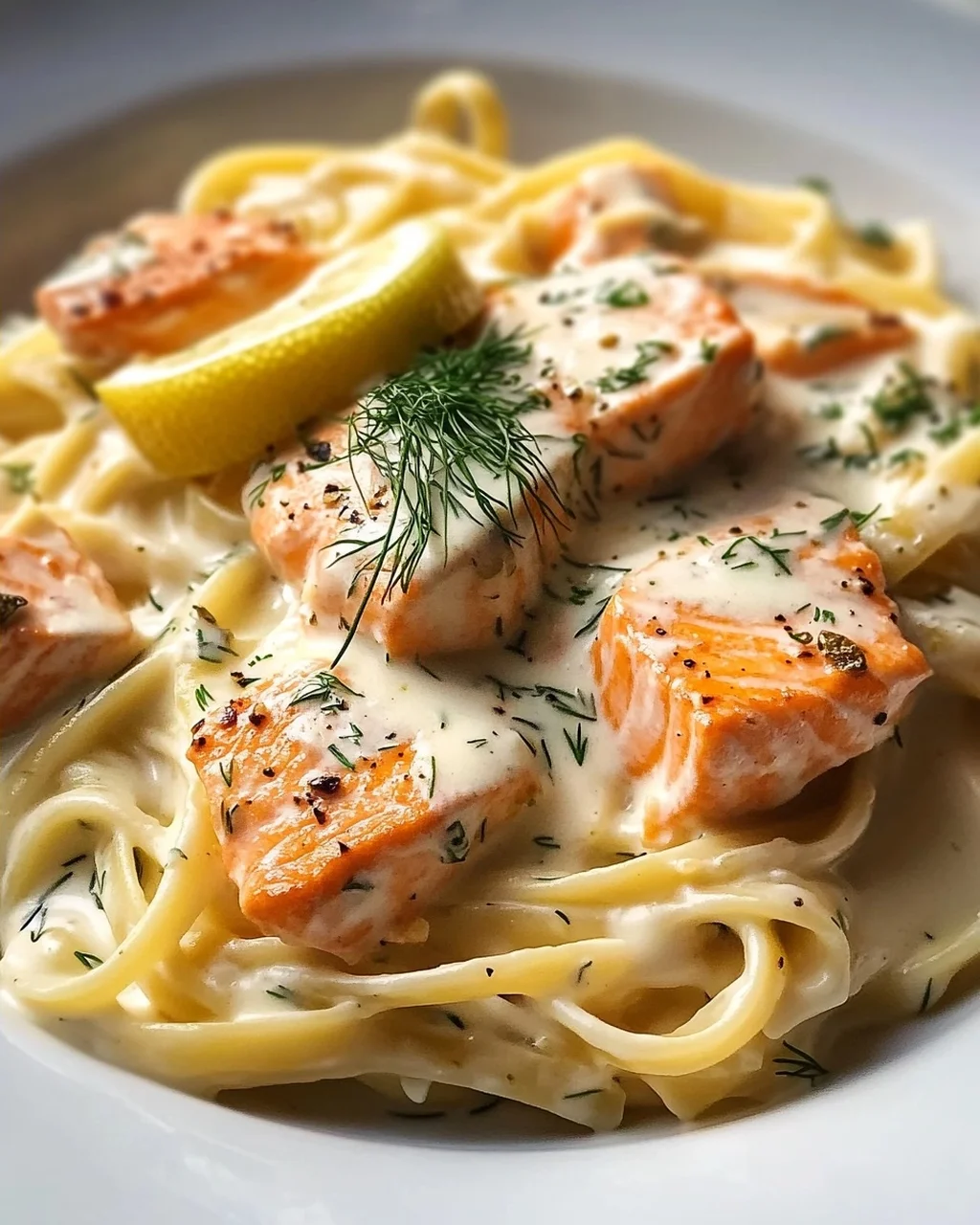 Cremige Lachs Pasta – Schnell & Lecker Abendessen!