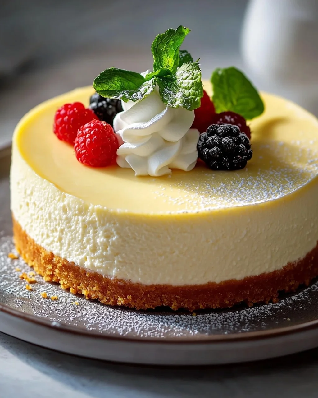 Cremiger Quark-Vanille Cheesecake