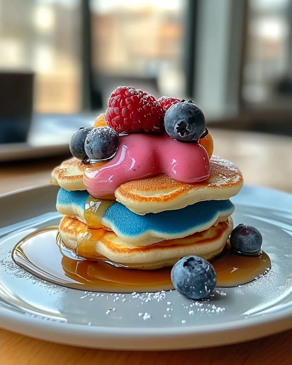 Dumbo fliegende Elefanten-Pfannkuchen für fröhliche Frühstücke