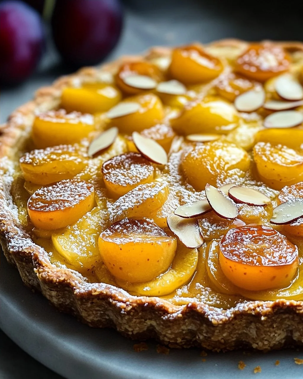 Elsässische Mirabellentarte mit Frangipane