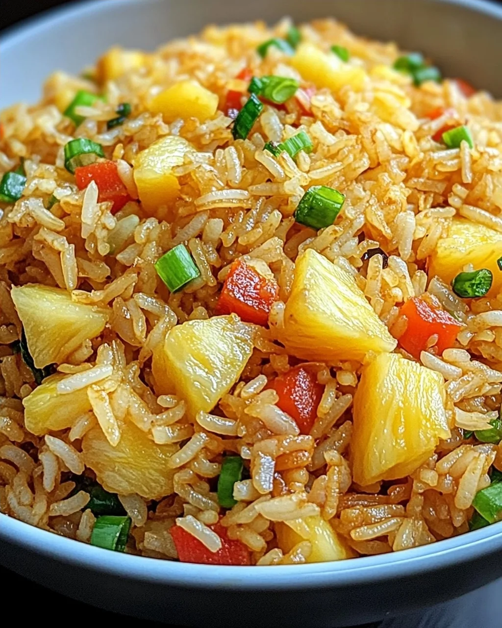 Gebratener Reis mit Ananas