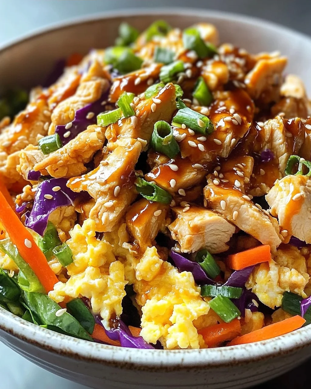 Gesunde Egg Roll in a Bowl