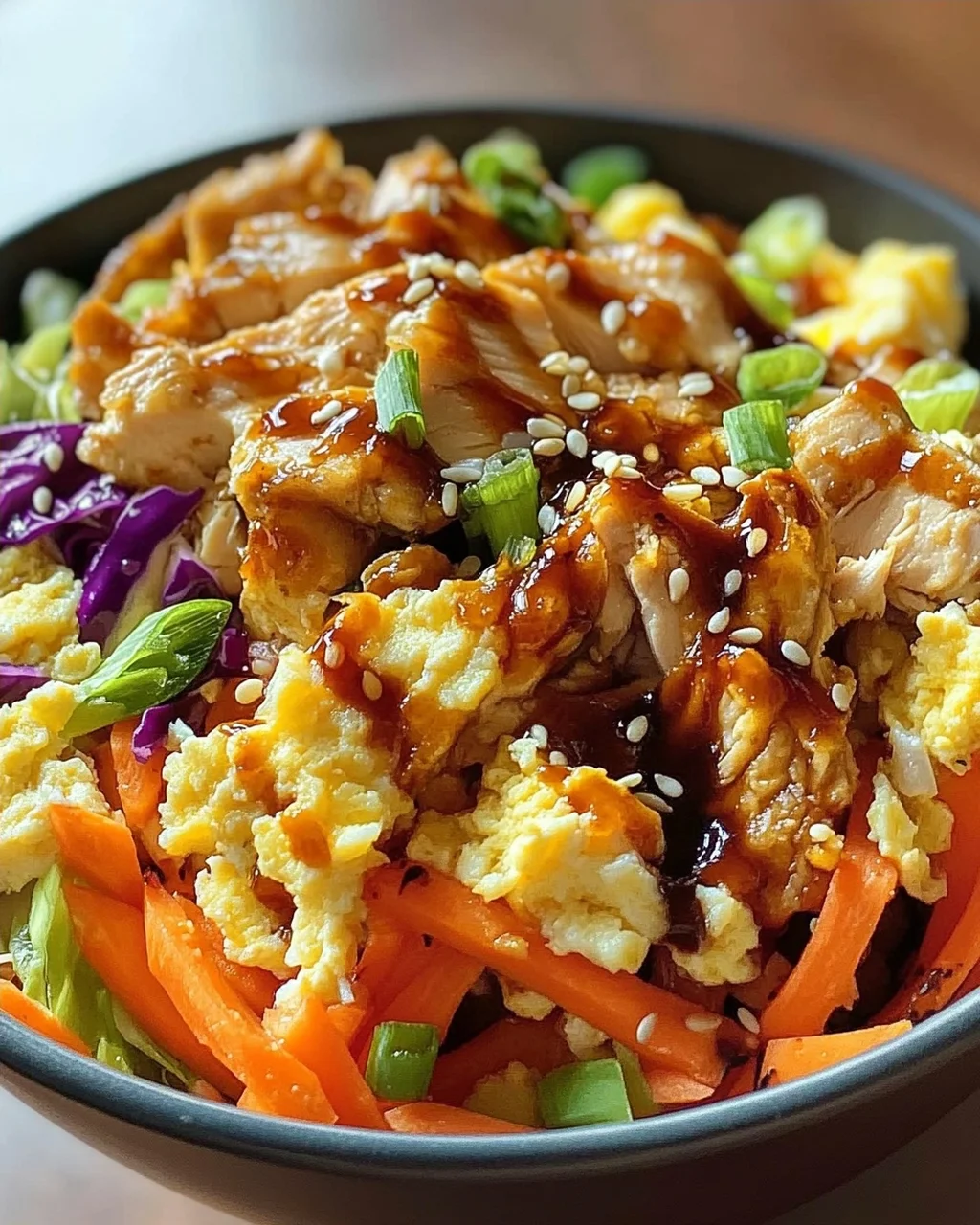 Gesunde Egg Roll in a Bowl