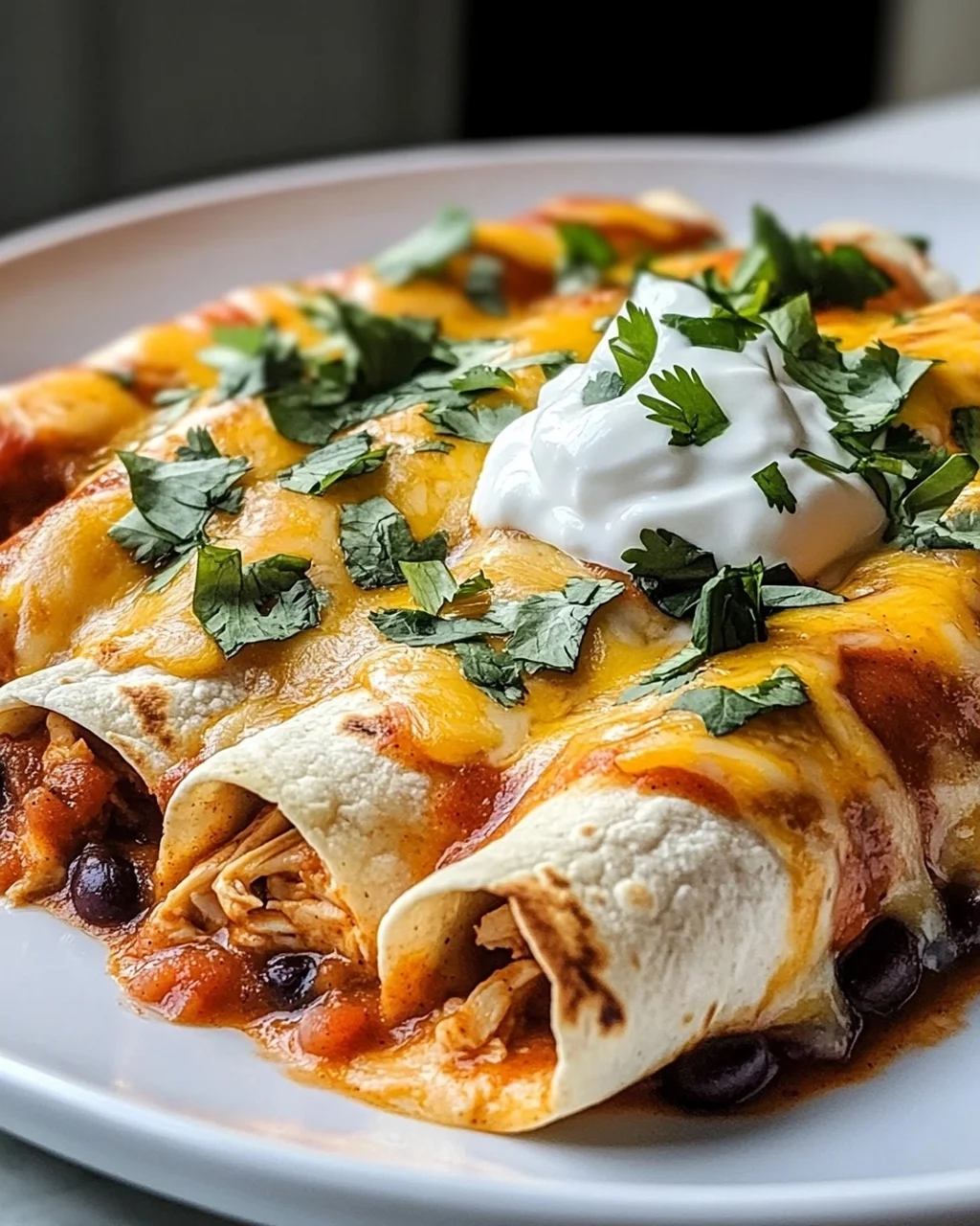 High Protein Chicken Enchiladas – Lecker & Nahrhaft genießen!