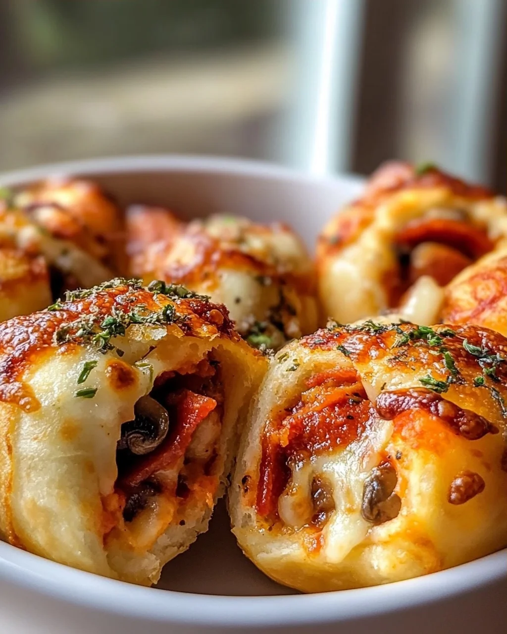 Knusprige Air Fryer Pizzabrötchen: Dein Lieblingssnack!