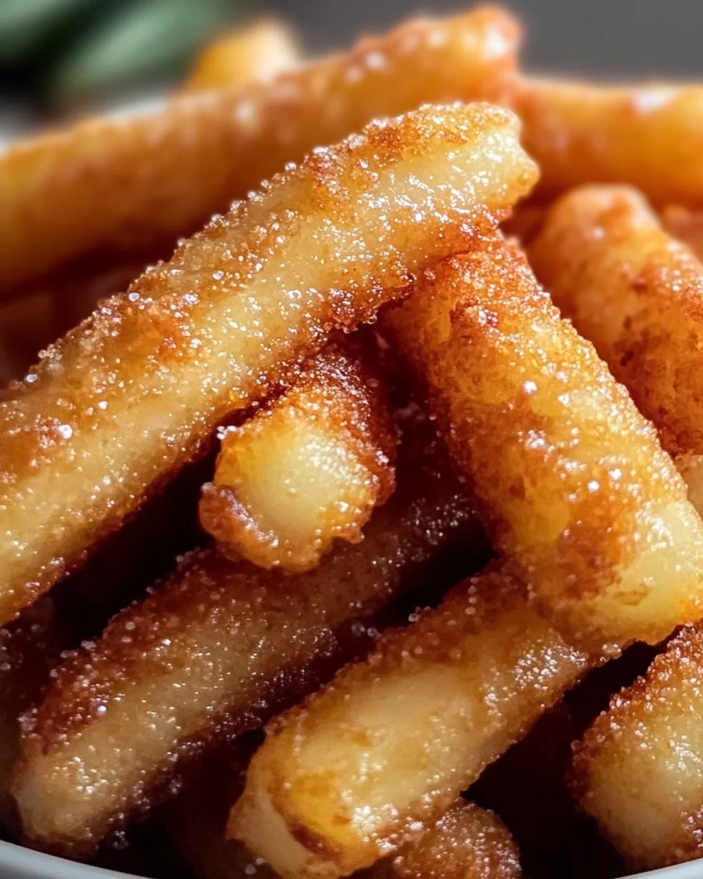Knusprige Apfelsticks aus dem Airfryer – Dein gesunder Snack!
