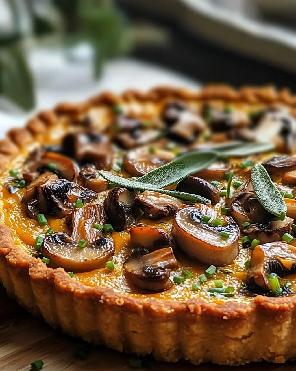 Kürbis-Salbei-Pilz-Tarte: Ein Erntezauber-Rezept