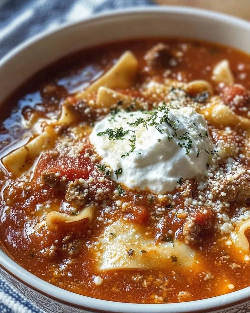 Lasagnesuppe