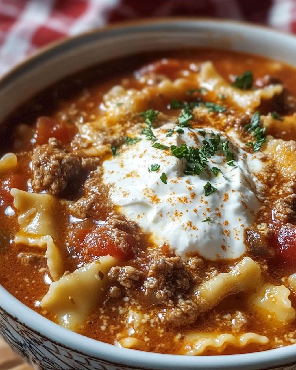 Lasagnesuppe