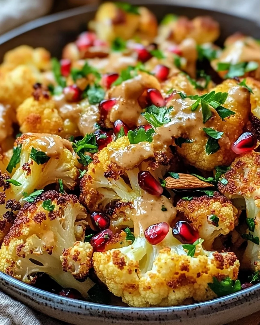 Marokkanischer Blumenkohl mit Tahini-Honig: Ein Unglaubliches Ultimatives Rezept