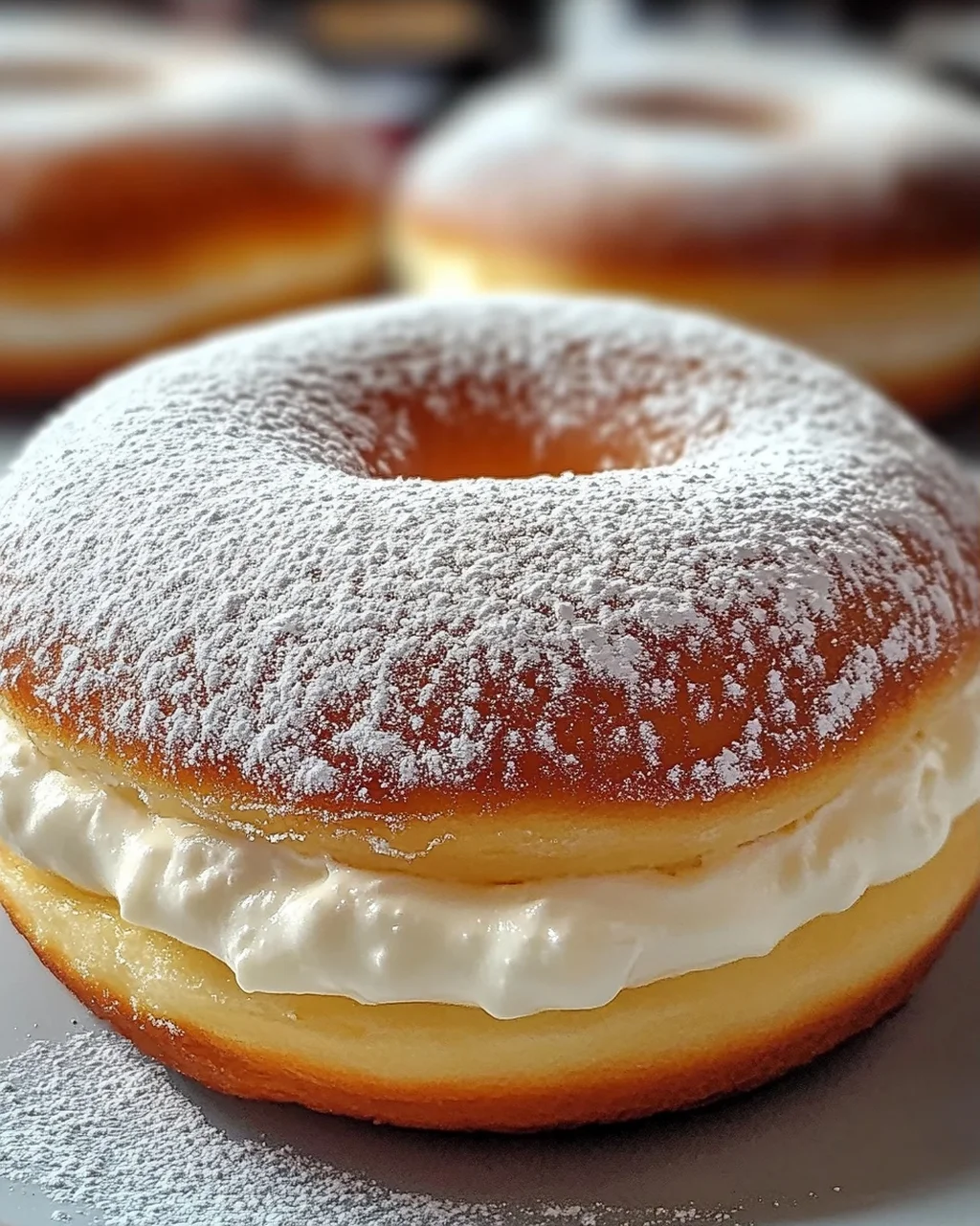 Milchcreme-Donut für den süßen Genuss zuhause