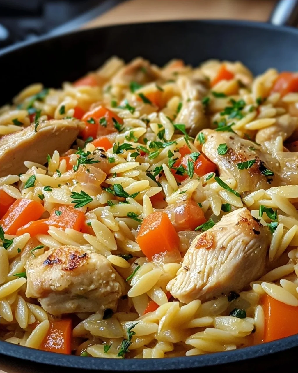 Onepot Orzo-Wikinger-Topf
