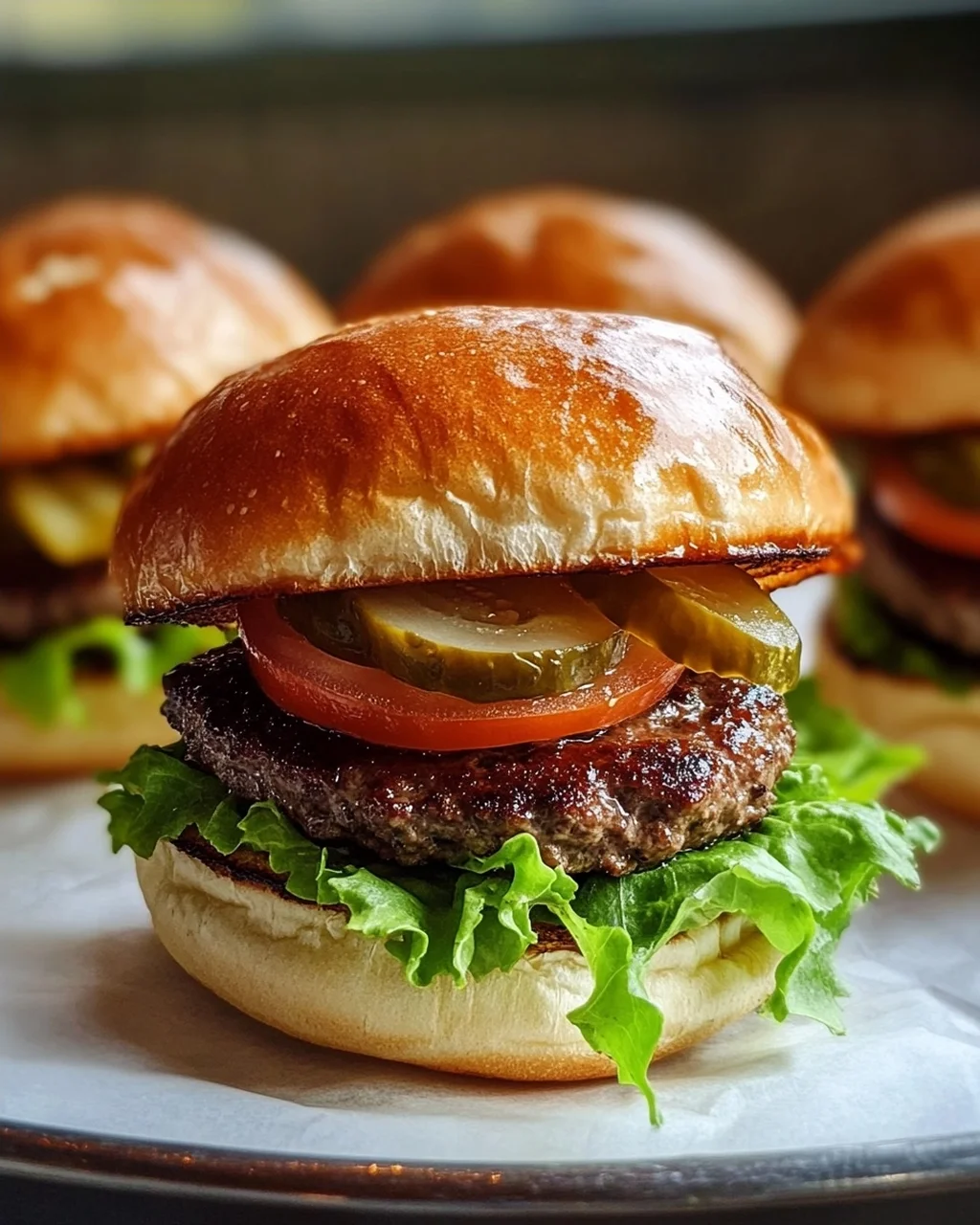 Party Ready Mini Oklahoma Onion Smashburgers für deine Feier!