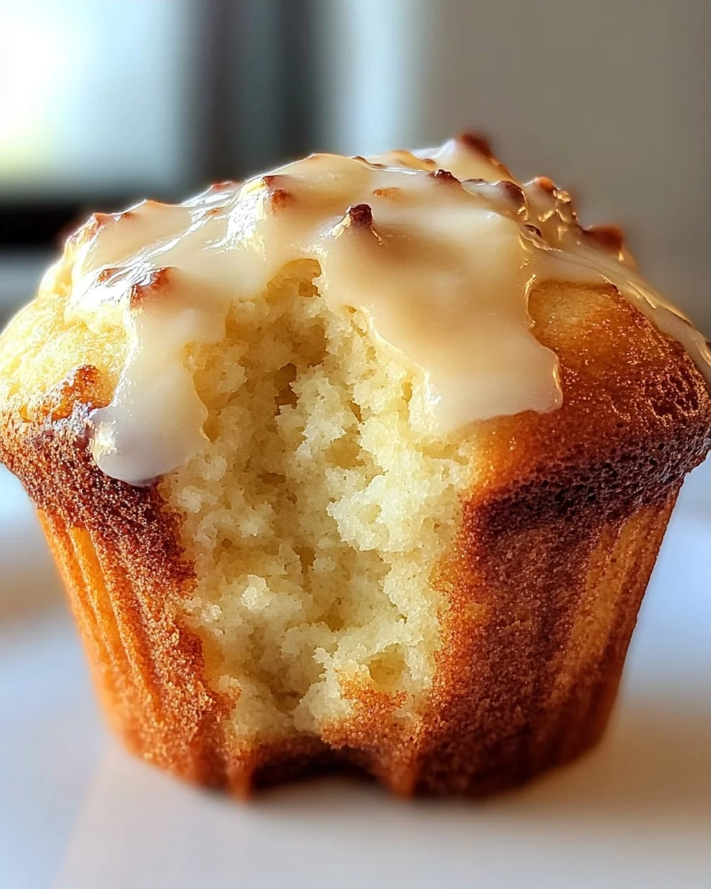 Quark Muffins mit Vanillepudding