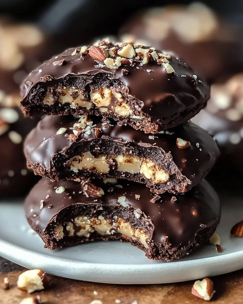 Rocher Plätzchen: Perfekte Nougat Schoko Weihnachtskekse