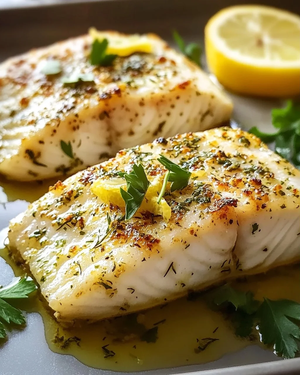 Saftiges Zitronenfischfilet aus dem Ofen – aromatisch & zart!