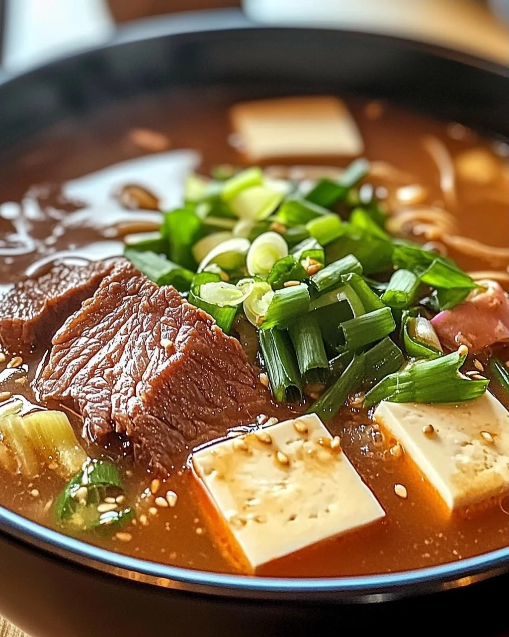 Schmackhafte koreanische Wintersuppe für warme Abende