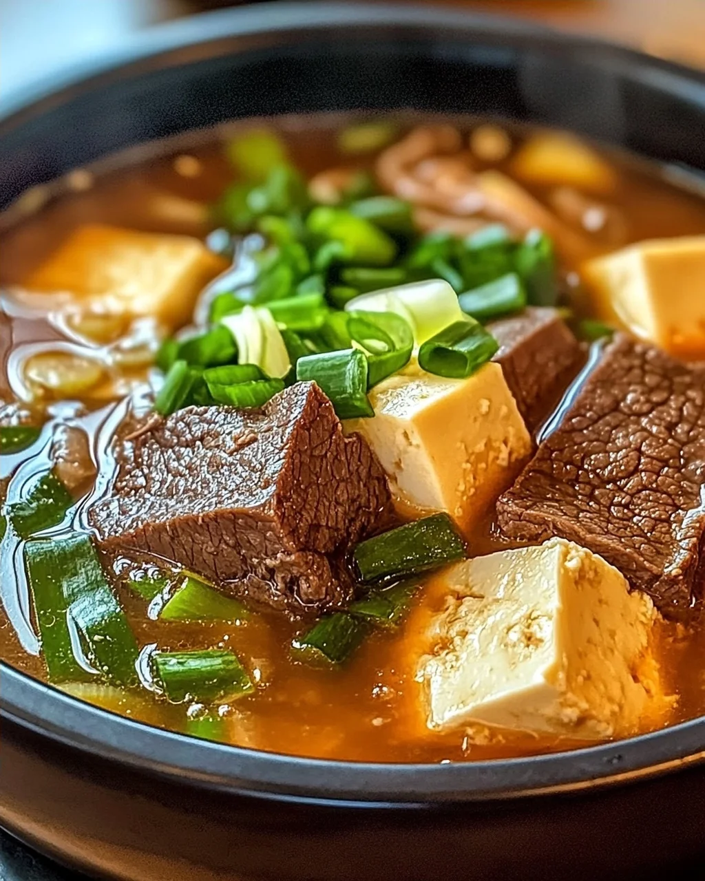 Schmackhafte koreanische Wintersuppe für warme Abende