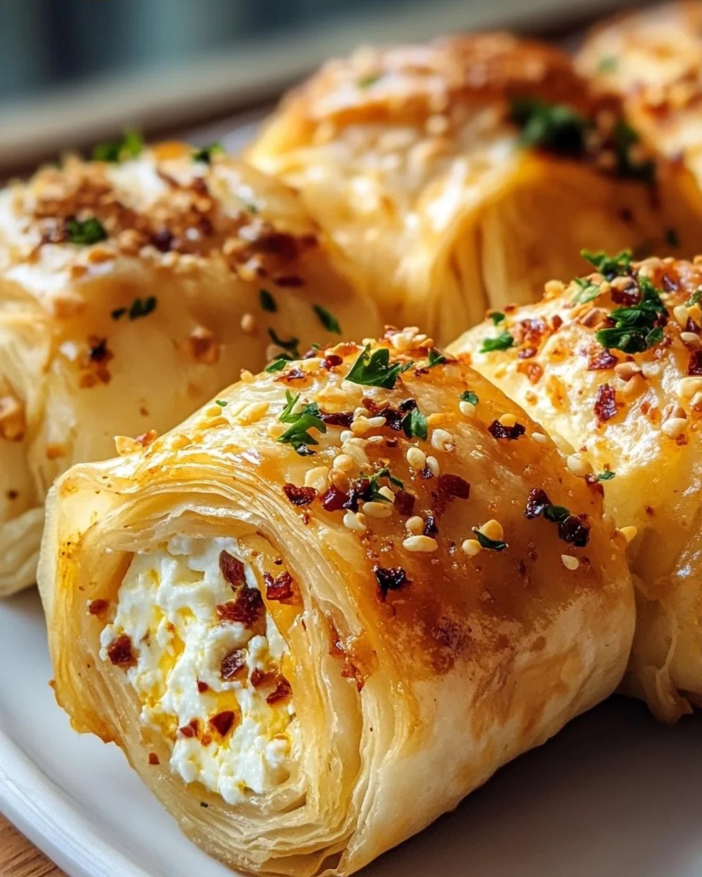 Spicy Feta Rolls: Quick & Easy Chili Flake Recipe