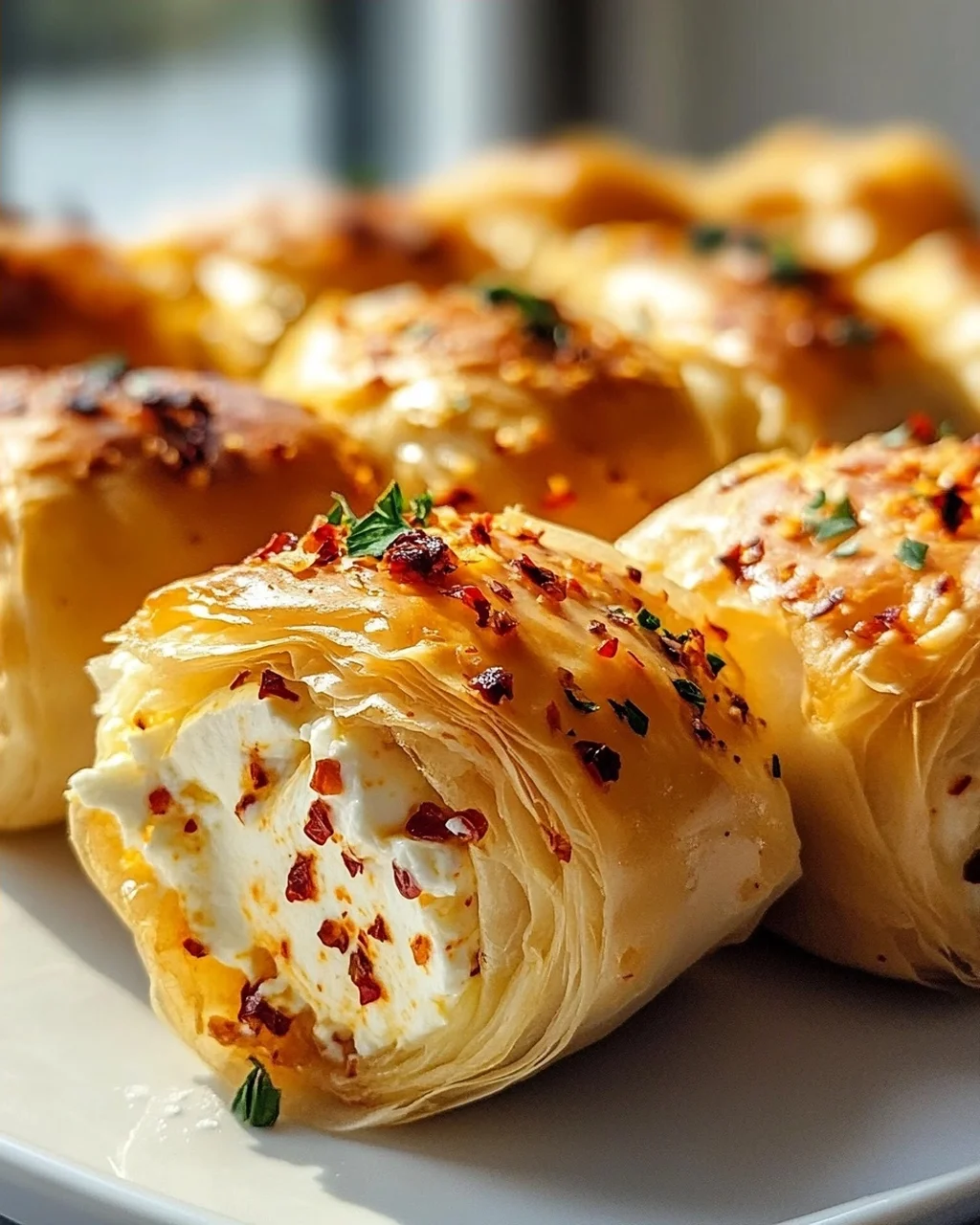 Spicy Feta Rolls: Quick & Easy Chili Flake Recipe