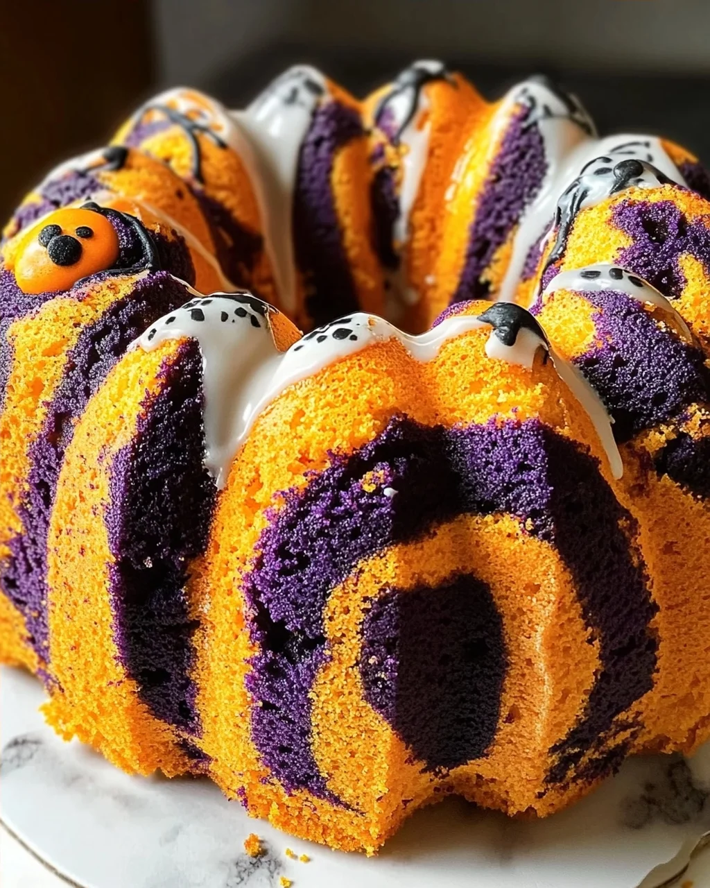 Spooky Swirl Halloween Bundt Cake – Dein Gruselkuchen!