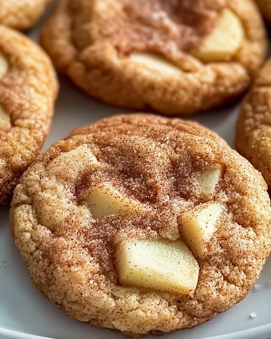 Würzige Apfel-Zimt Snickerdoodle Kekse