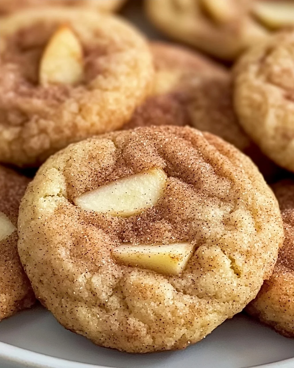 Würzige Apfel-Zimt Snickerdoodle Kekse